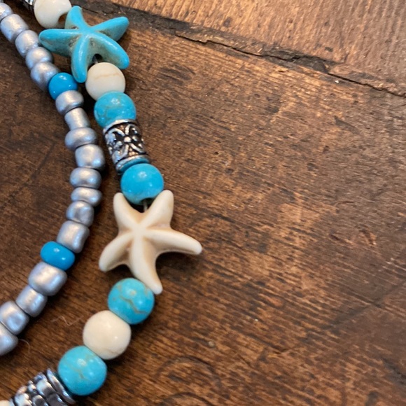 Silver and turquoise bracelet - Picture 5 of 8